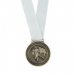 Medal Ribbon Stitched White 400 x 25mm - MR16066A