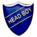ShieldBadge Head Boy Blue 25mm